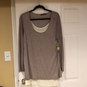 Sweater with tank attached underneath NWT.